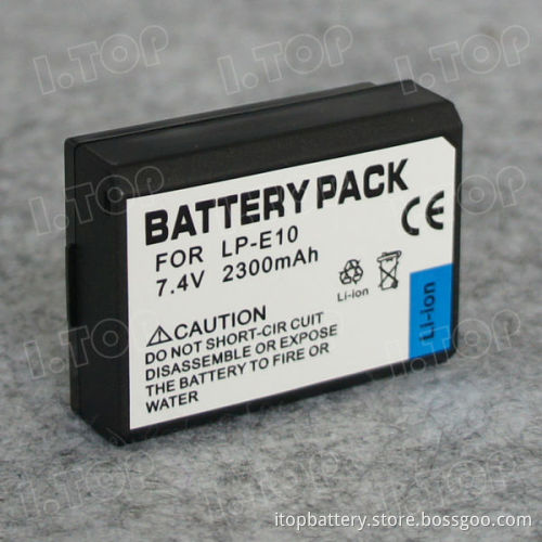 High Quality Digital Camera Battery for Canon LP-E10 , 7.4V 2300mAh